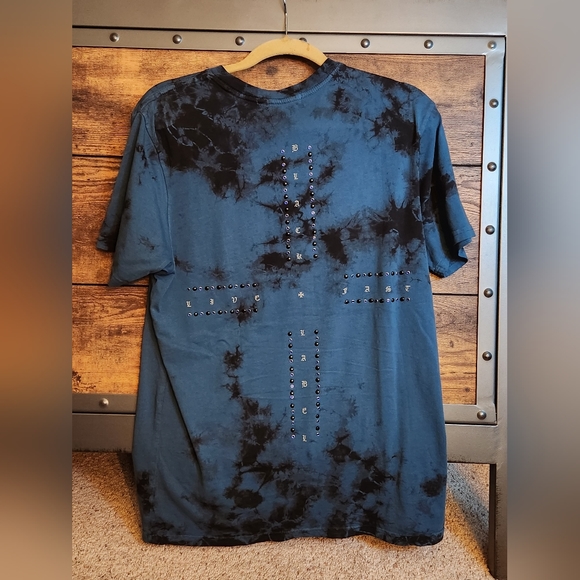 BLACK LABEL Mens Affliction Medium New Tshirt - Picture 2 of 2